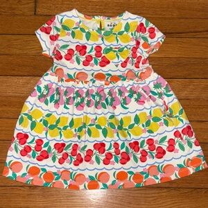 Mini Boden Fruit Print Dress - 2-3Y